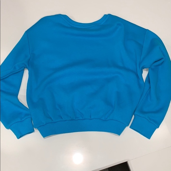 Aqua blue sweatshirt - Picture 3 of 3